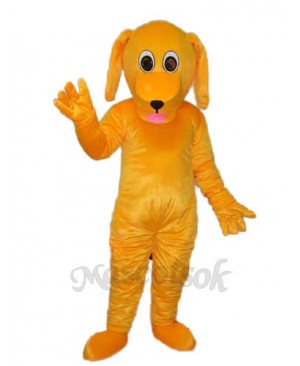 Yellow Dog Mascot Adult Costume