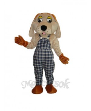 2nd Version Lucky Dog Mascot Adult Costume