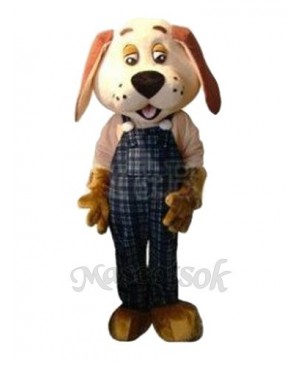 Lucky Dog Mascot Adult Costume