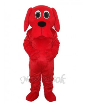 Black Nose Rooney Red Dog Mascot Adult Costume