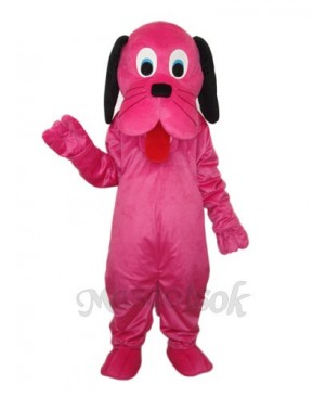 Rose Dog Mascot Adult Costume