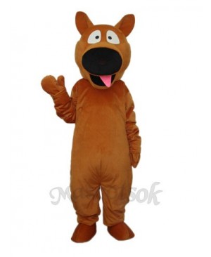 Brown Dog Mascot Adult Costume