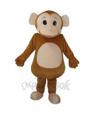 Big Head Monkey Mascot Adult Costume