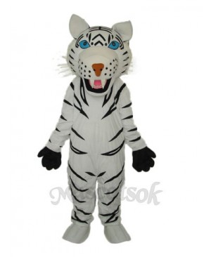 2nd Version Of The White Tiger Mascot Adult Costume