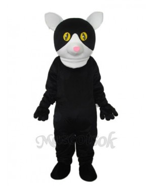 Little Black Cat Mascot Adult Costume