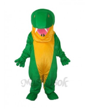 Green Snake Mascot Adult Costume
