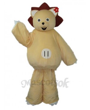 Modified Version of Golden Lion Mascot Adult Costume