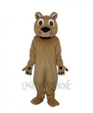 Beardless Lion Mascot Adult Costume
