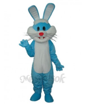 Easter Blue Rabbit Mascot Adult Costume