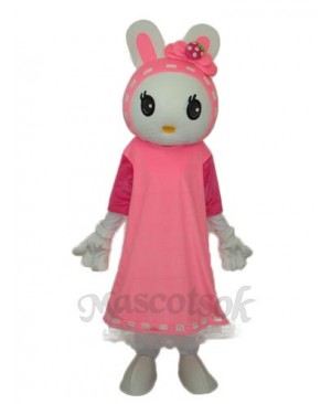 Easter Miss Rabbit Mascot Adult Costume