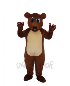 Golden Brown Bear Mascot Adult Costume