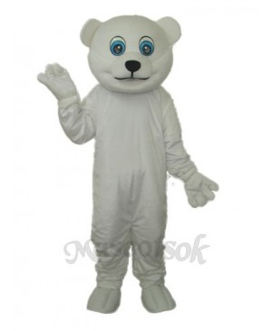 Little Polar Bear Mascot Adult Costume