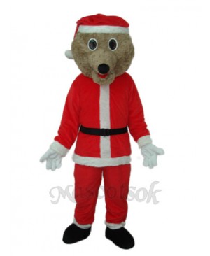 Christmas Bear Mascot Adult Costume