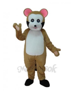 Small Brown Bobcat Mascot Adult Costume