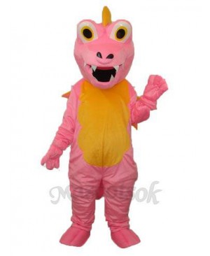 Pink Long Thorn Dragon Mascot Adult Costume