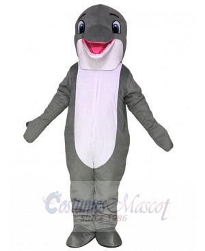 Lovely Grey Dolphin Mascot Costumes Sea Ocean 