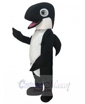 New Black Orca Whale mascot Costume