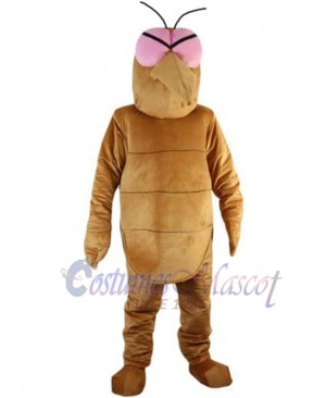 Tan Mosquito Mascot Costume