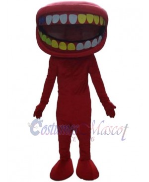 Grotesque Mouth Mascot Costume