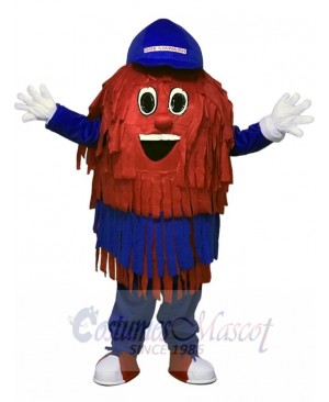 Blue & Red Car Wash Cleaning Brush Mascot Costumes