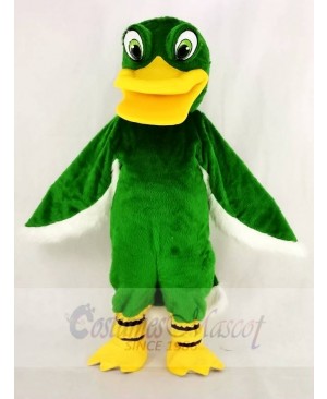 Funny Green Duck Mascot Costume School