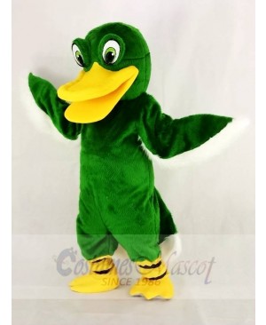 Funny Green Duck Mascot Costume School