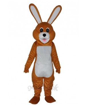 Easter Lovely Brown Rabbit Adult Mascot Costume