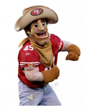 High Quality Adult Sourdough Sam 49ers Mascot Costume