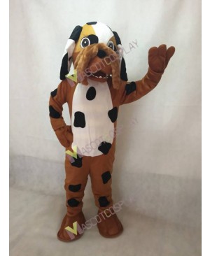 New Brown Dalmatian Spotty Dog Mascot Costume