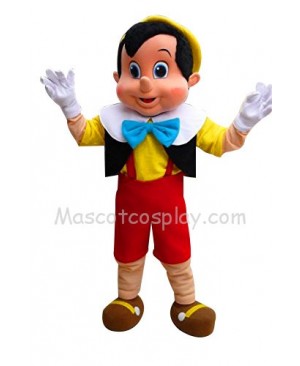 Pinocchio Mascot Character Costume Fancy Dress Outfit