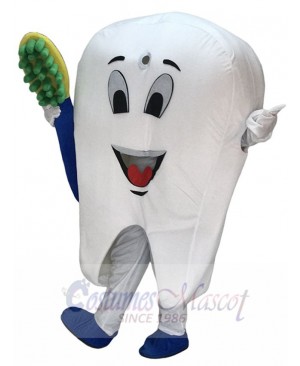 Hot Sale Adorable Realistic New Tooth Mascot Adult Costume Tooth Dental Care Birthday Party Fancy Dress Outfit