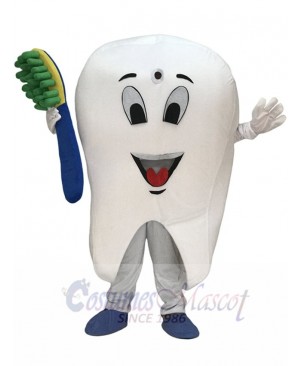 Hot Sale Adorable Realistic New Tooth Mascot Adult Costume Tooth Dental Care Birthday Party Fancy Dress Outfit