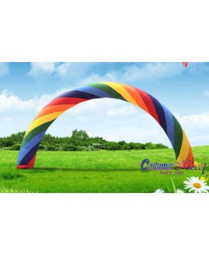 Brand New Discount 20ft*10ft D=6M/20ft inflatable Rainbow arch Advertising 