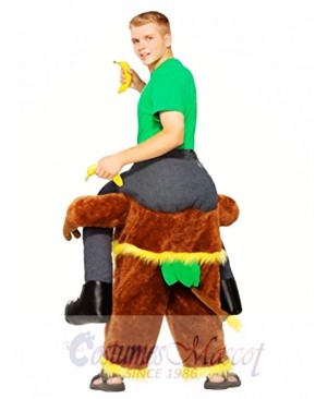 Piggyback Carry Me Ride on Cheeky Monkey Mascot Costume