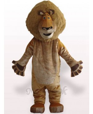 Alex Lion Plush Adult Mascot Costume