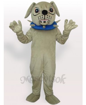 Big Dog with Collar Adult Mascot Costume