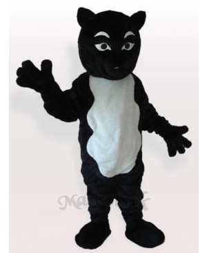 Black Skunk Adult Mascot Costume