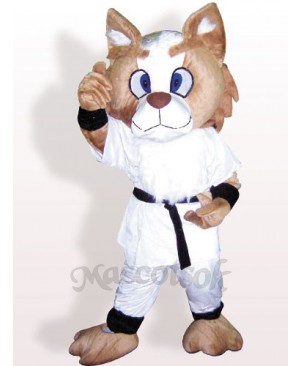 Boxing Dog Plush Adult Mascot Costume