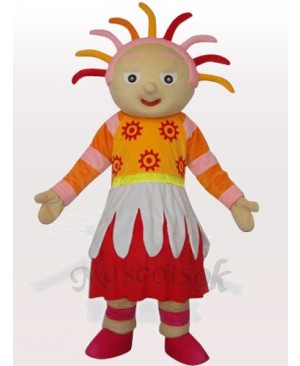 Bright Sunshine Girl Adult Mascot Costume