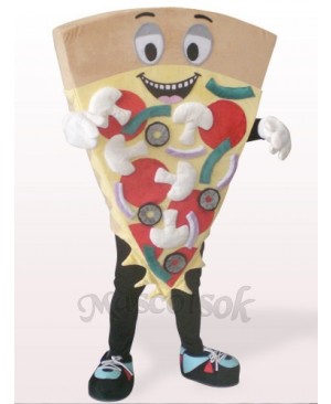 Brown Cheese Pizza Plush Mascot Costume