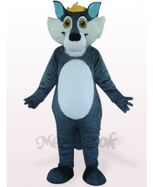 Gray Wolf Plush Mascot Costume