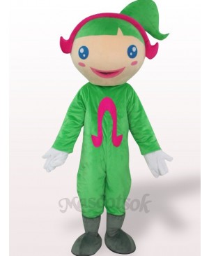 Green Ohm Plush Adult Mascot Costume