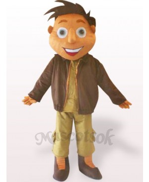 Jacket Boy Plush Adult Mascot Costume