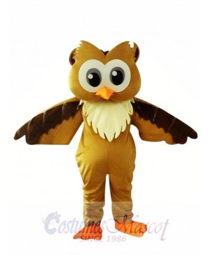 Brown Owl Mascot Costume