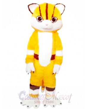 Yellow Cat Mascot Costumes  