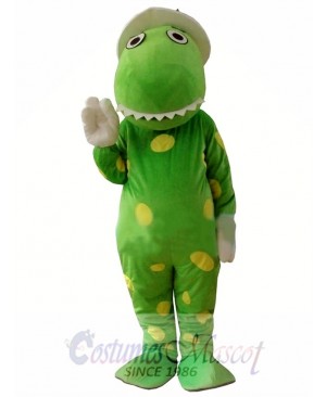 Green Wiggles Dorothy The Dinosaur Adult Mascot Costume