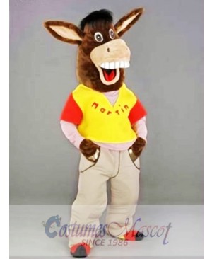 Martin the Donkey Mascot Costume