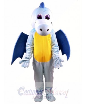 Blue Dragon Mascot Costume