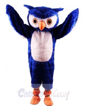 Blue Owl Mascot Costume