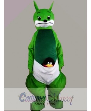 Green Kangaroo Mascot Costume